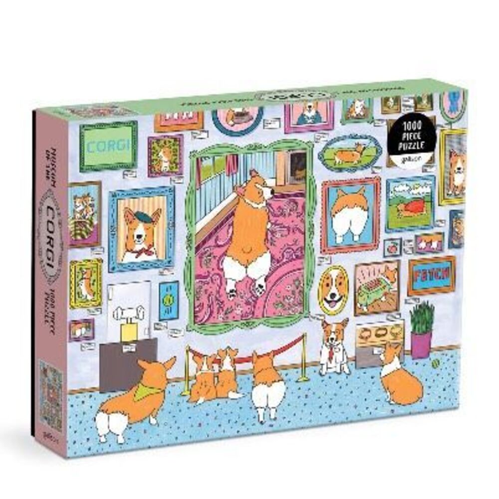 Galison Museum of the Corgi 1000 Piece Puzzle